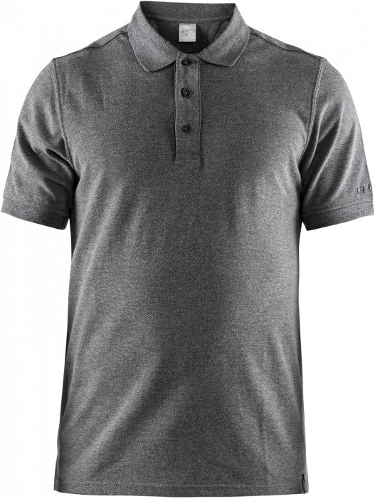 Craft - Casual Polo Pique M - Granite grey
