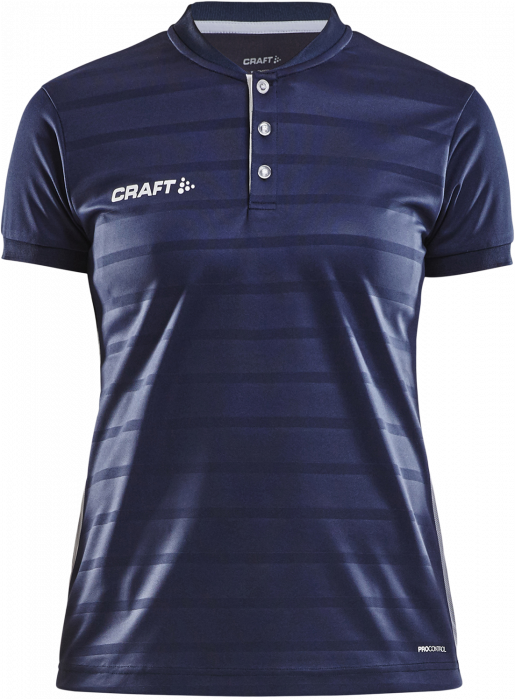 Craft - Pro Control Button Jersey Women - Marinblå & vit
