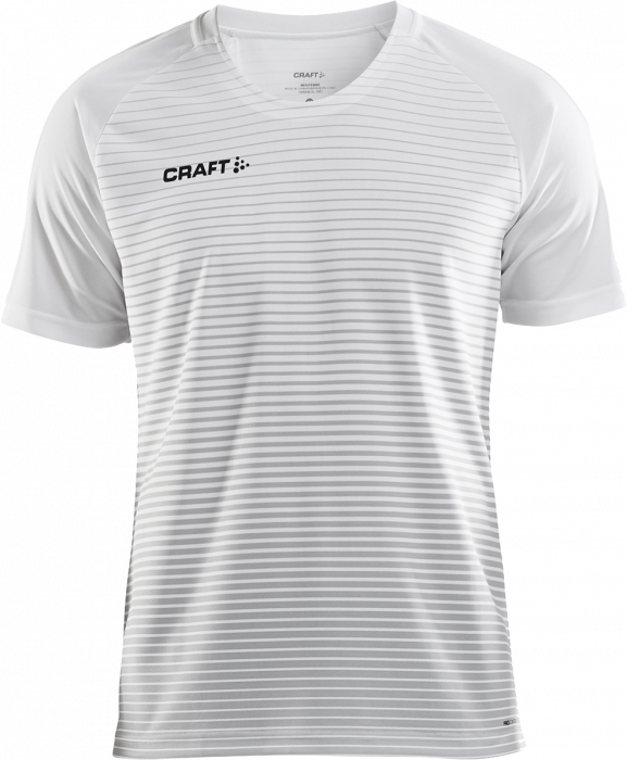 Craft - Pro Control Stripe Jersey Men - Blanco & gris jaspeado