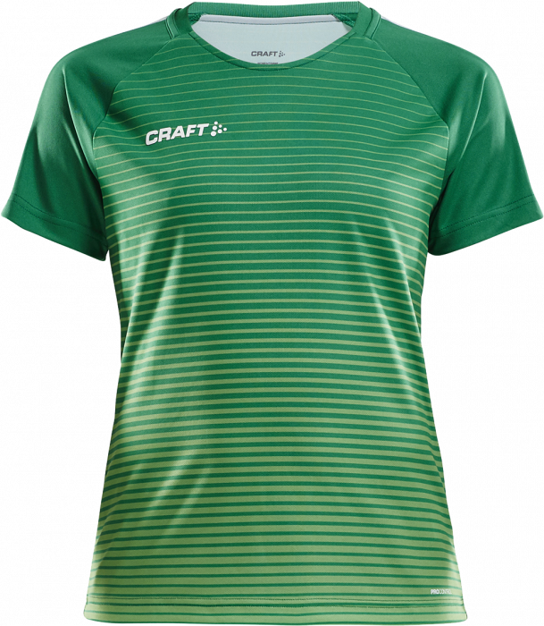 Craft - Pro Control Stripe Jersey Woman - Verde & verde limetta