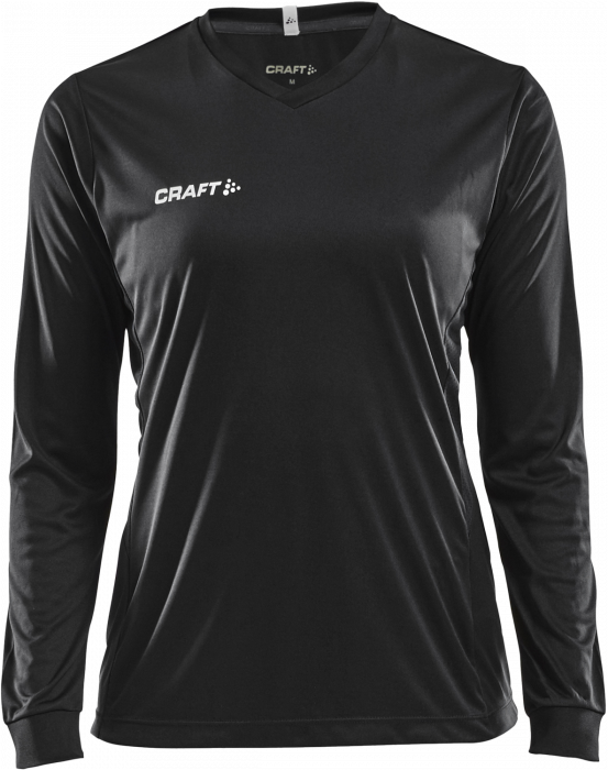 Craft - Squad Go Jersey Solid Ls Woman - Zwart