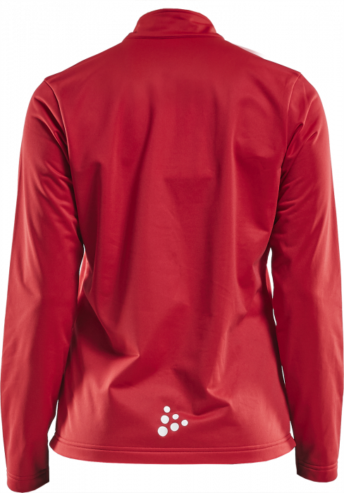Craft - Squad Jacket Women - Rosso & bianco