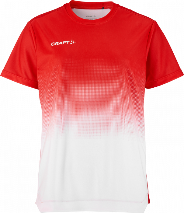Craft - Evolve 2.0 Structured Graphic Jersey Women - Röd & vit