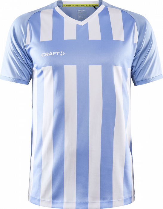 Craft - Progress 2.0 Stripe Jersey Junior - Sky Blue & vit